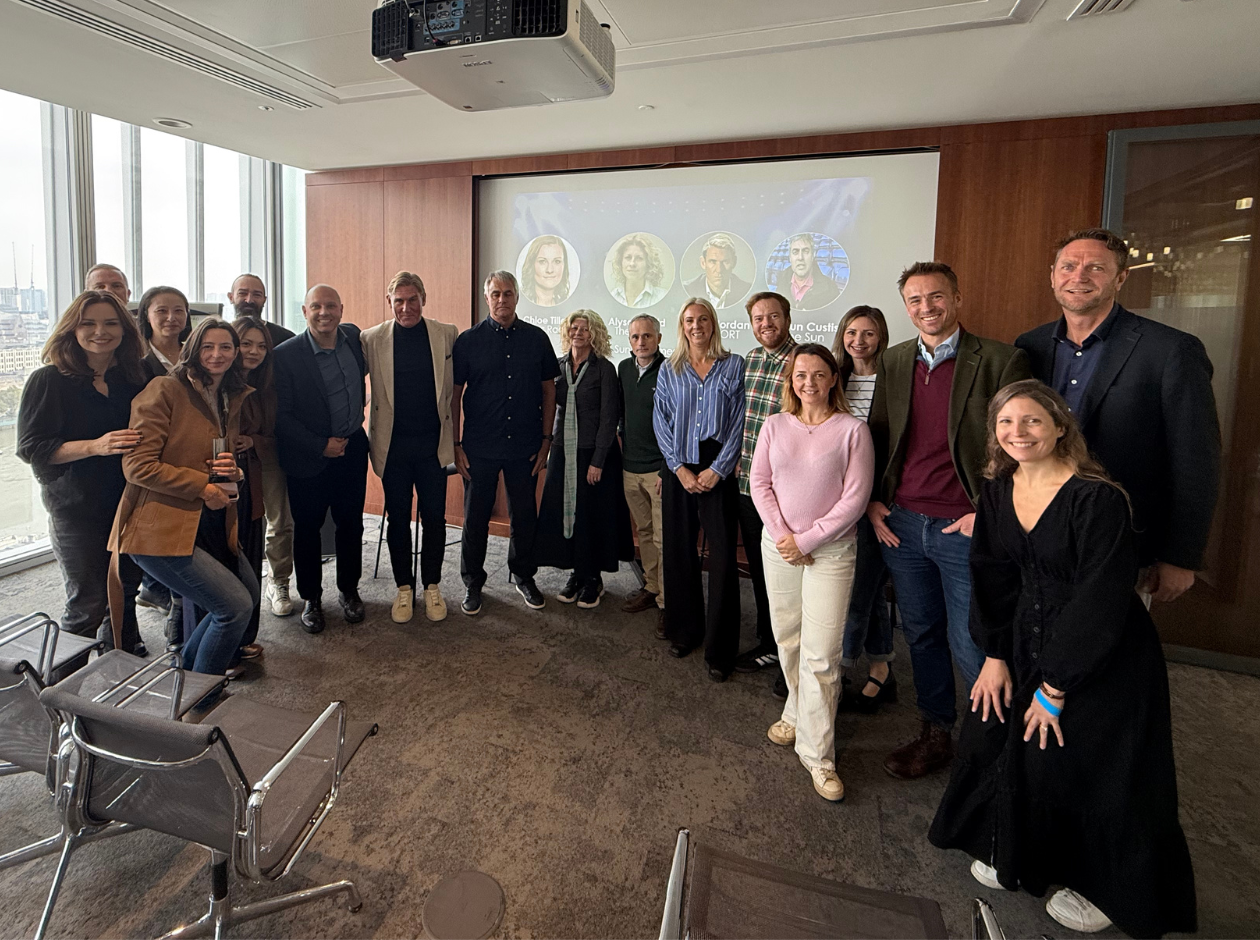 Group of people smiling