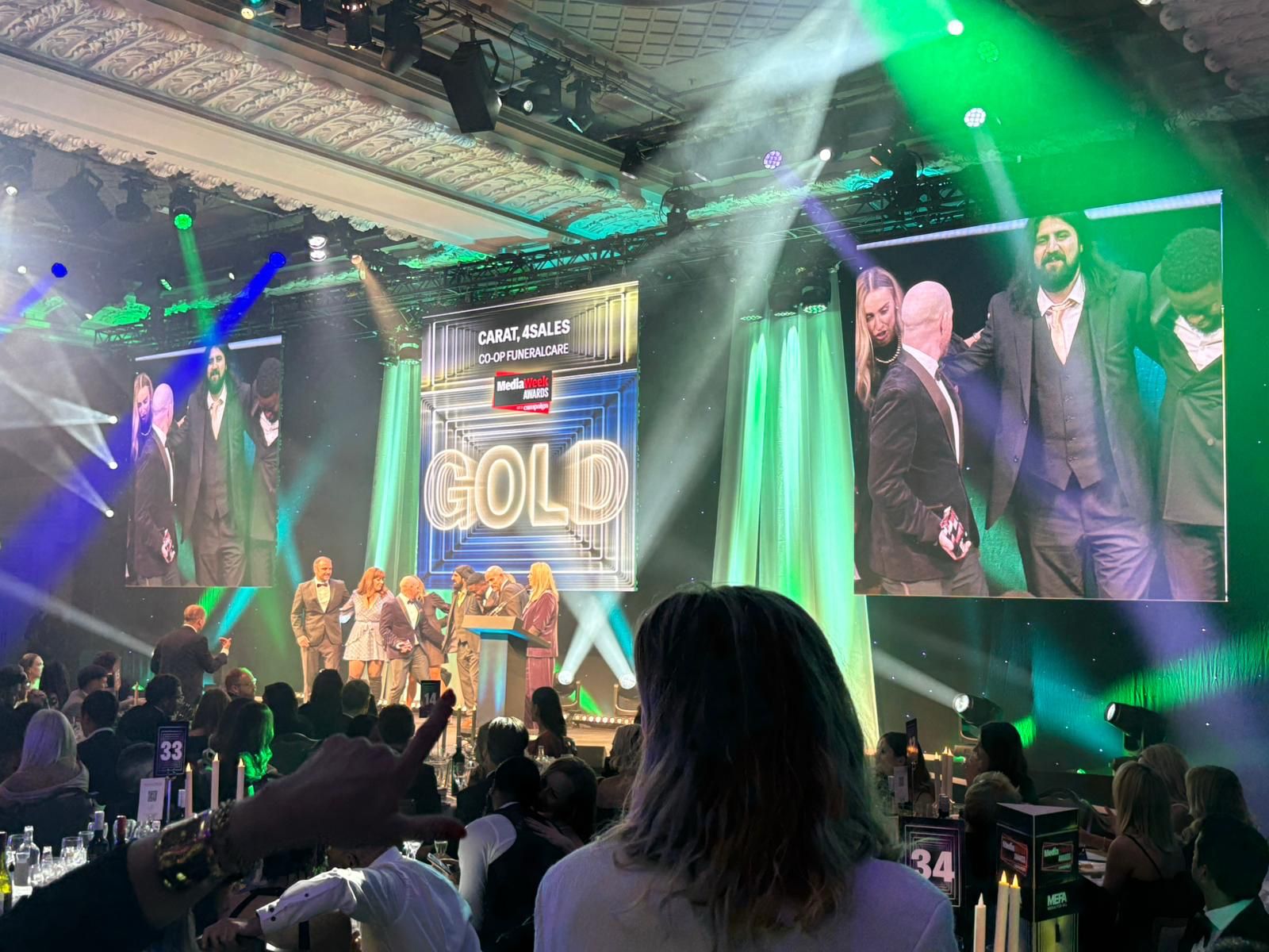 Co-op Funeralcare's Celebrity Send Off winning team 